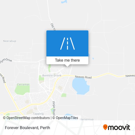 Forever Boulevard map