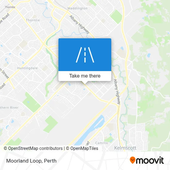 Mapa Moorland Loop