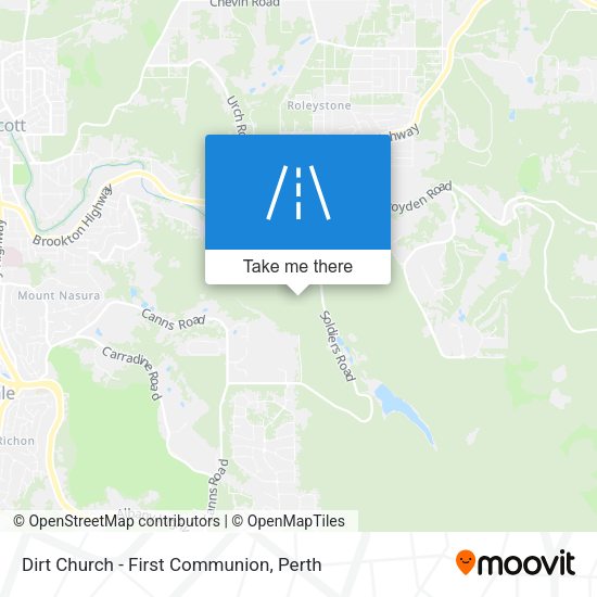 Dirt Church - First Communion map