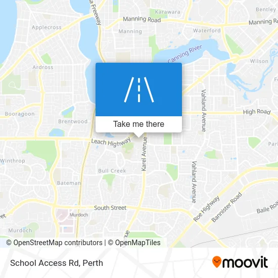 Mapa School Access Rd