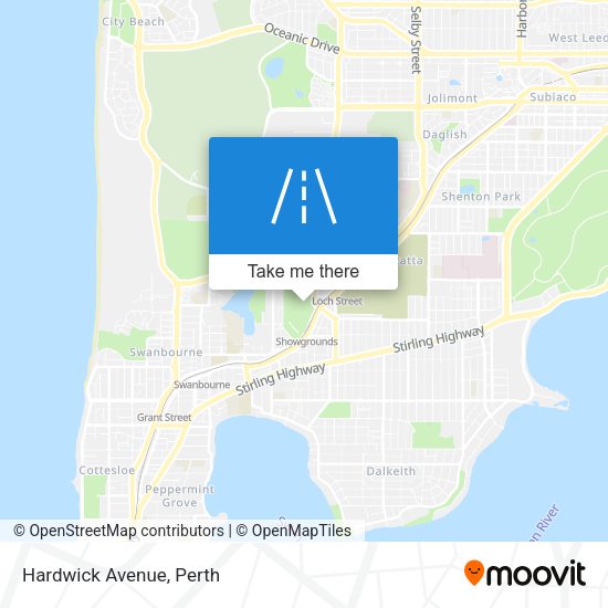 Hardwick Avenue map