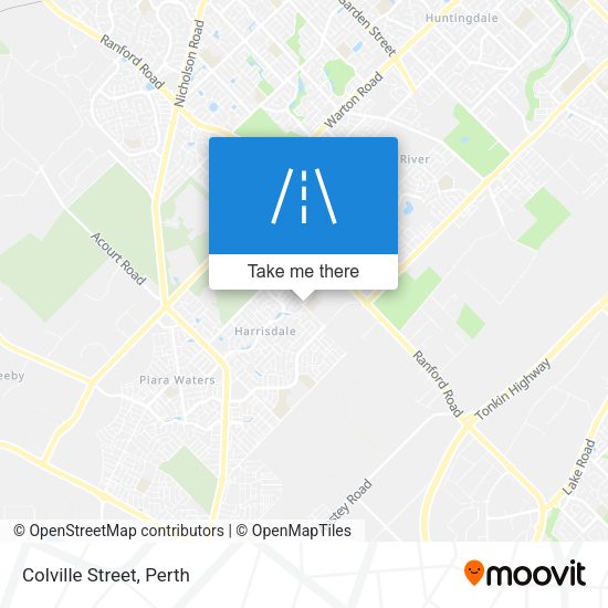 Colville Street map