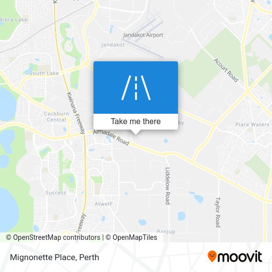 Mignonette Place map