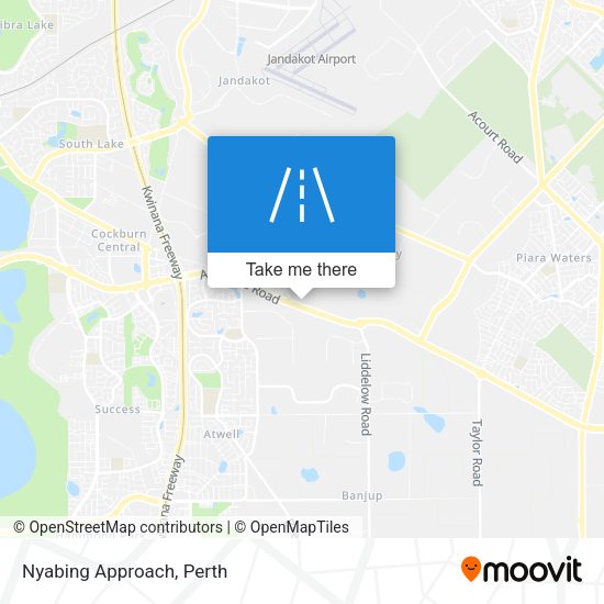 Nyabing Approach map