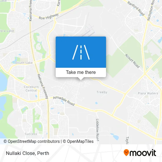 Mapa Nullaki Close