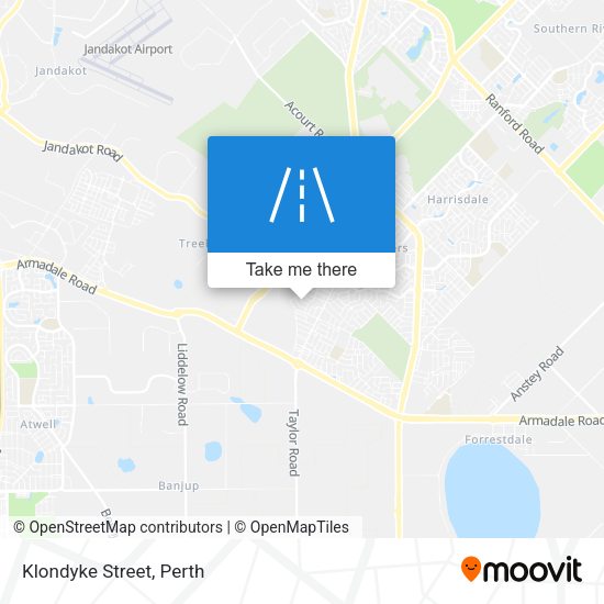 Klondyke Street map