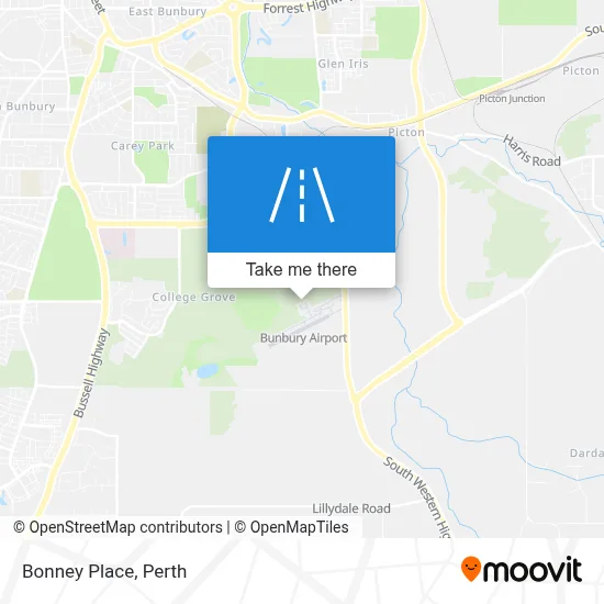 Mapa Bonney Place