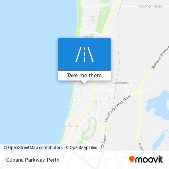 Cubana Parkway map