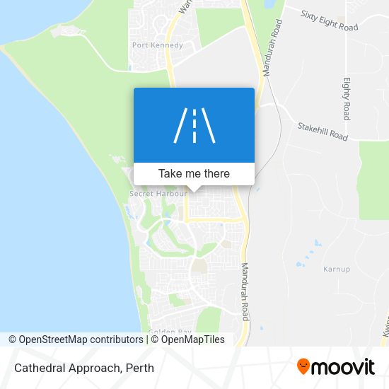 Cathedral Approach map