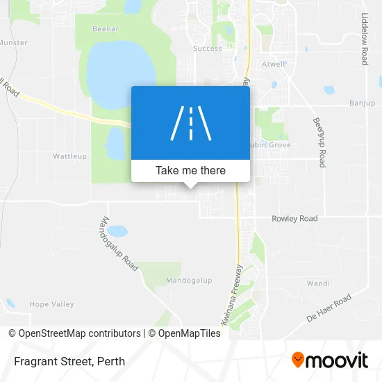 Mapa Fragrant Street