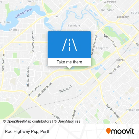 Mapa Roe Highway Psp