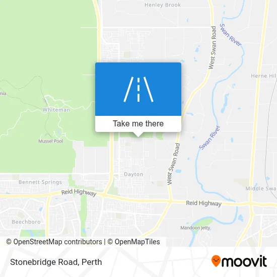 Mapa Stonebridge Road