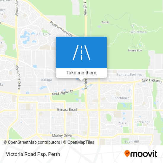 Victoria Road Psp map