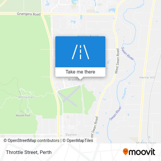 Throttle Street map