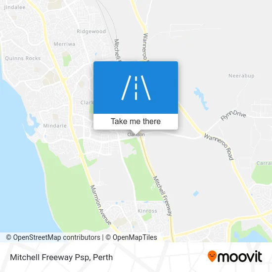 Mapa Mitchell Freeway Psp