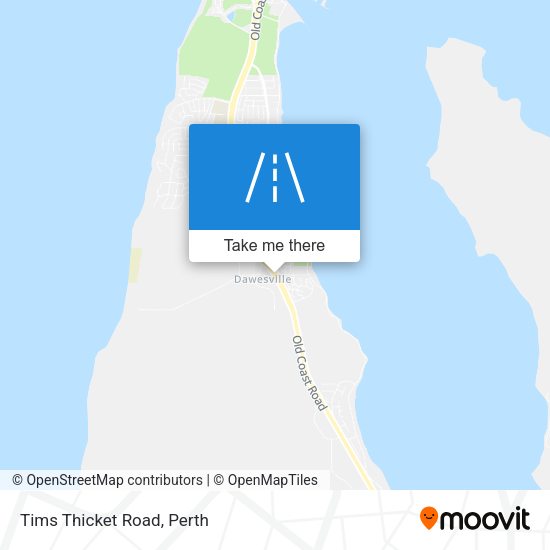 Tims Thicket Road map