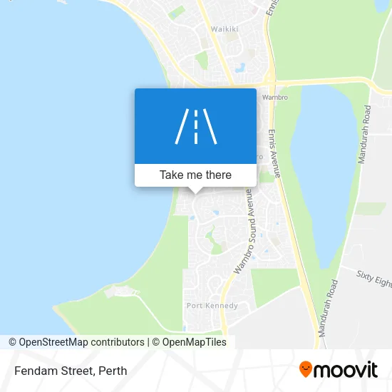 Fendam Street map