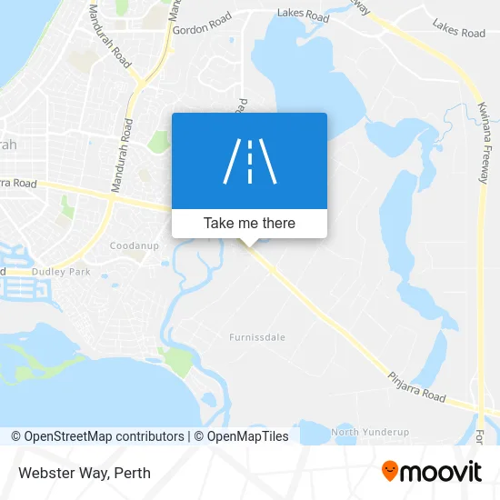 Mapa Webster Way