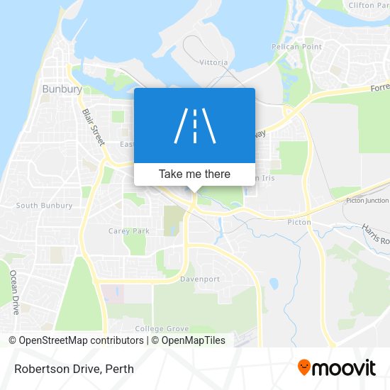 Robertson Drive map