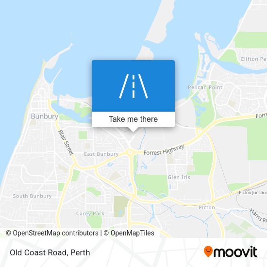 Old Coast Road map
