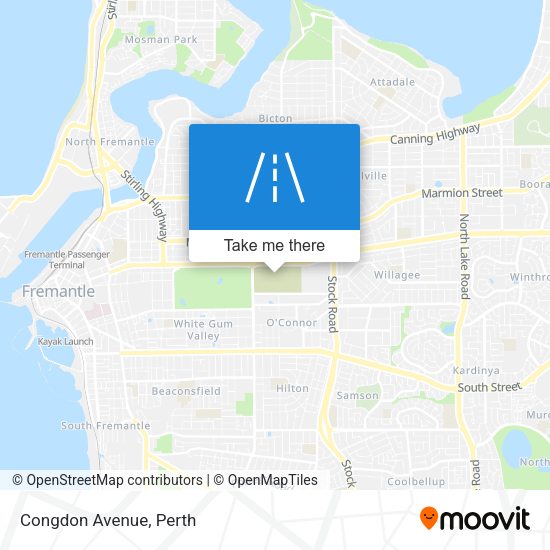 Congdon Avenue map