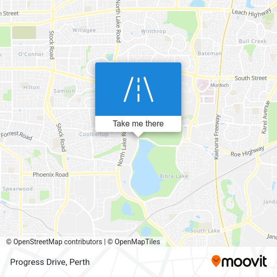 Progress Drive map
