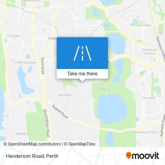 Henderson Road map