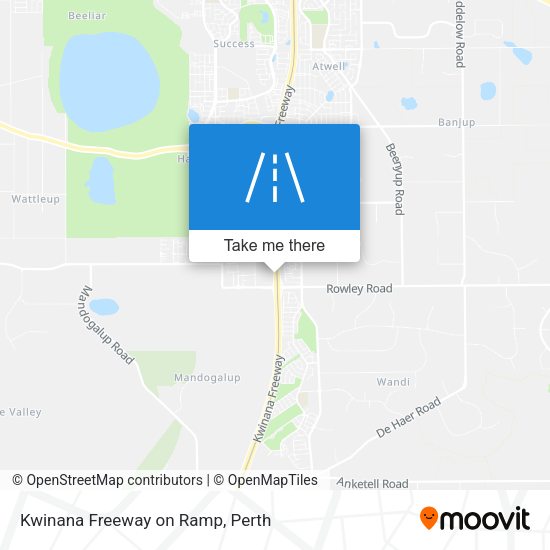 Kwinana Freeway on Ramp map