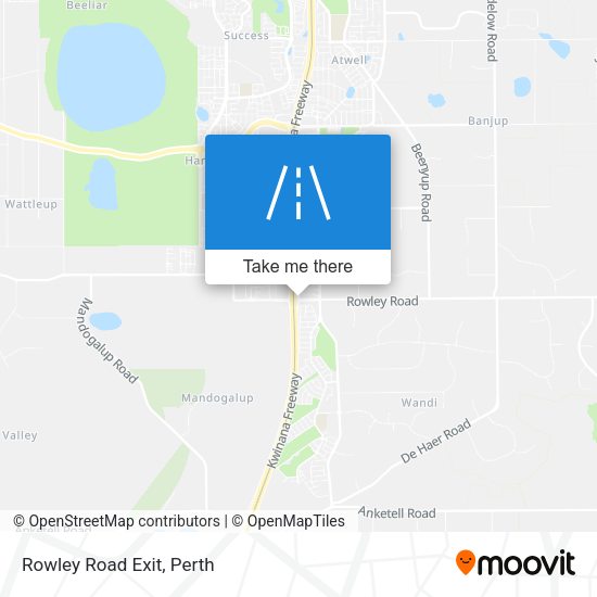 How to get to Rowley Road Exit, Banjup by Bus or Train?