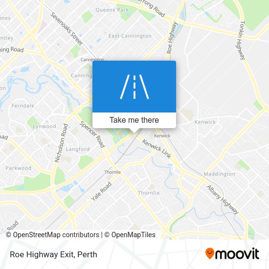 Roe Highway Exit map