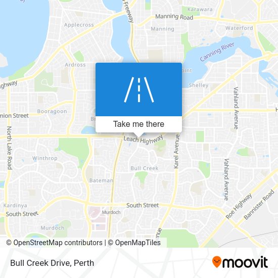 Bull Creek Drive map
