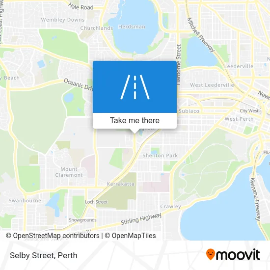 How to get to Selby Street, Daglish by bus or train?