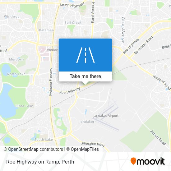 Roe Highway on Ramp map