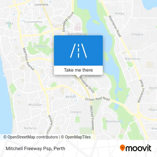 Mapa Mitchell Freeway Psp
