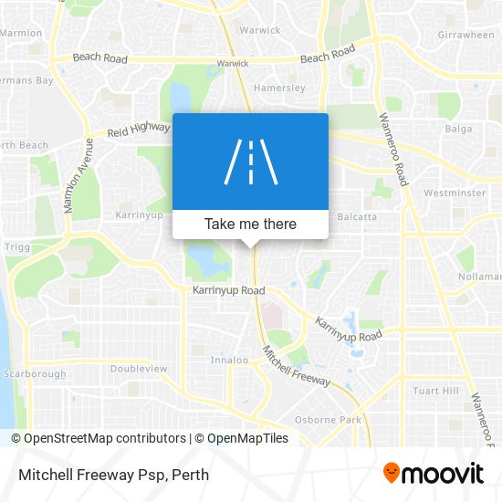 Mapa Mitchell Freeway Psp