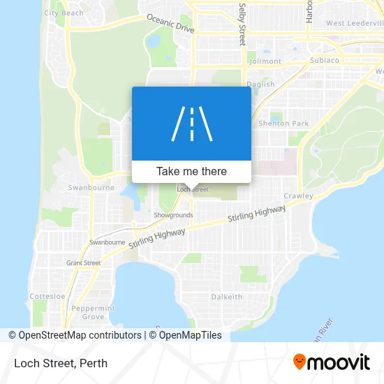 Mapa Loch Street