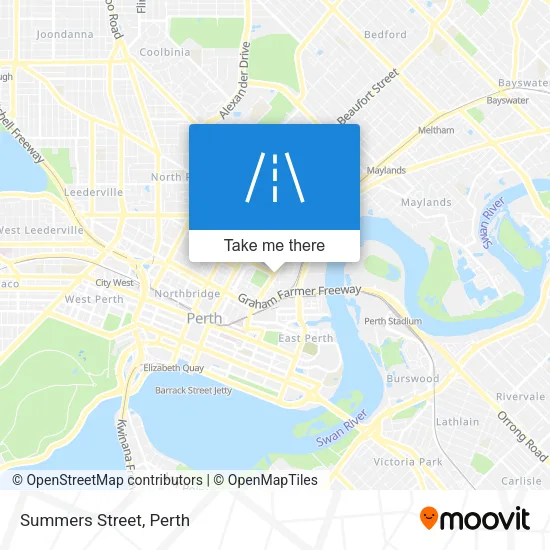 Summers Street map