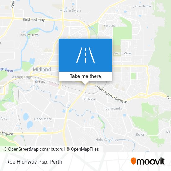 Roe Highway Psp map