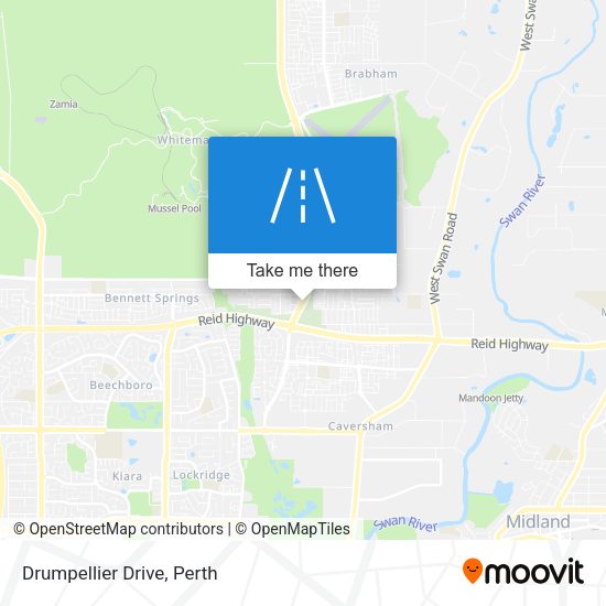 Drumpellier Drive map