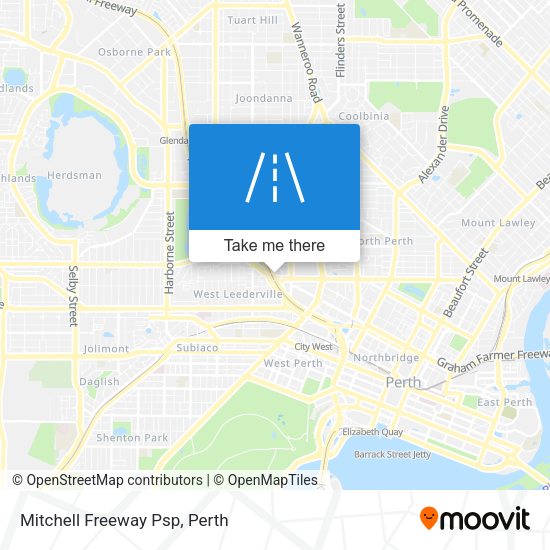 Mitchell Freeway Psp map