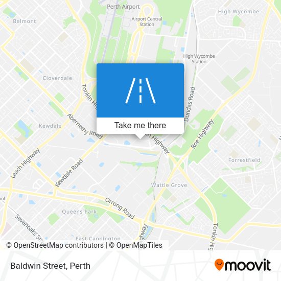 Baldwin Street map