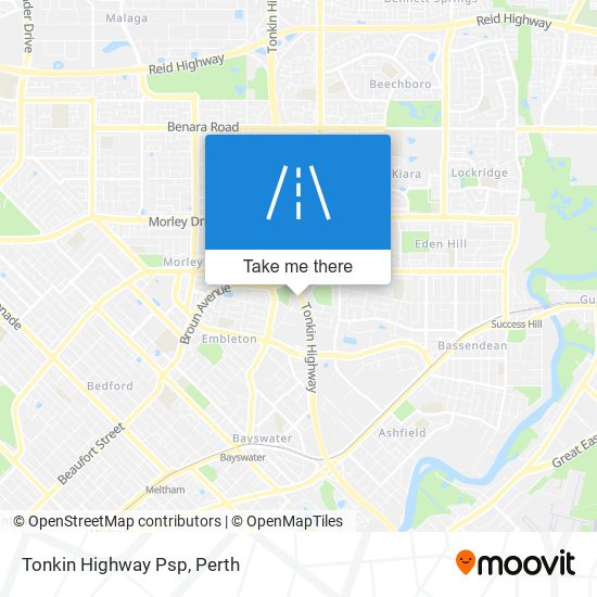 Tonkin Highway Psp map