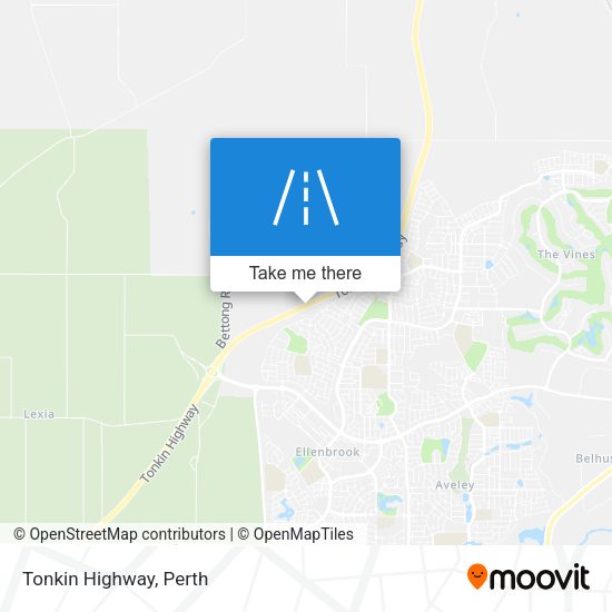 Tonkin Highway map