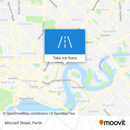 Mapa Mitchell Street