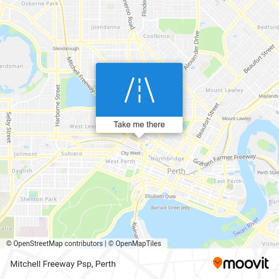 Mapa Mitchell Freeway Psp