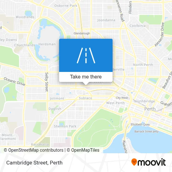 Mapa Cambridge Street