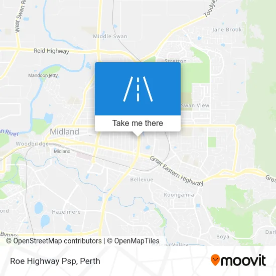 Mapa Roe Highway Psp