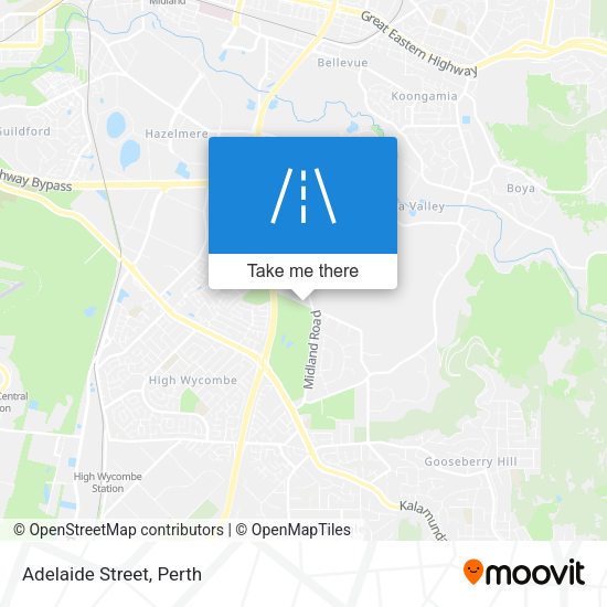 Adelaide Street map
