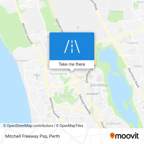 Mapa Mitchell Freeway Psp