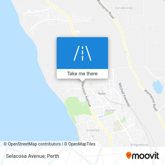 Selacosa Avenue map